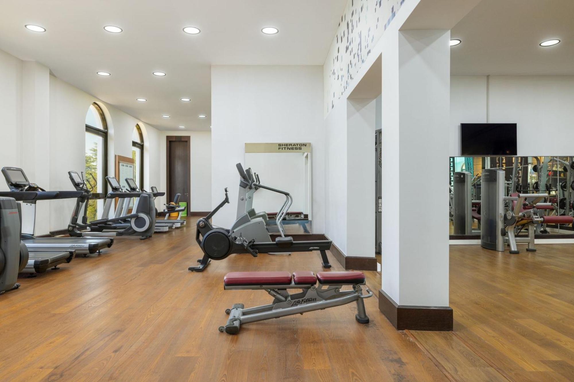 Sheraton Batumi Hotel Eksteriør billede The gym at the hotel
